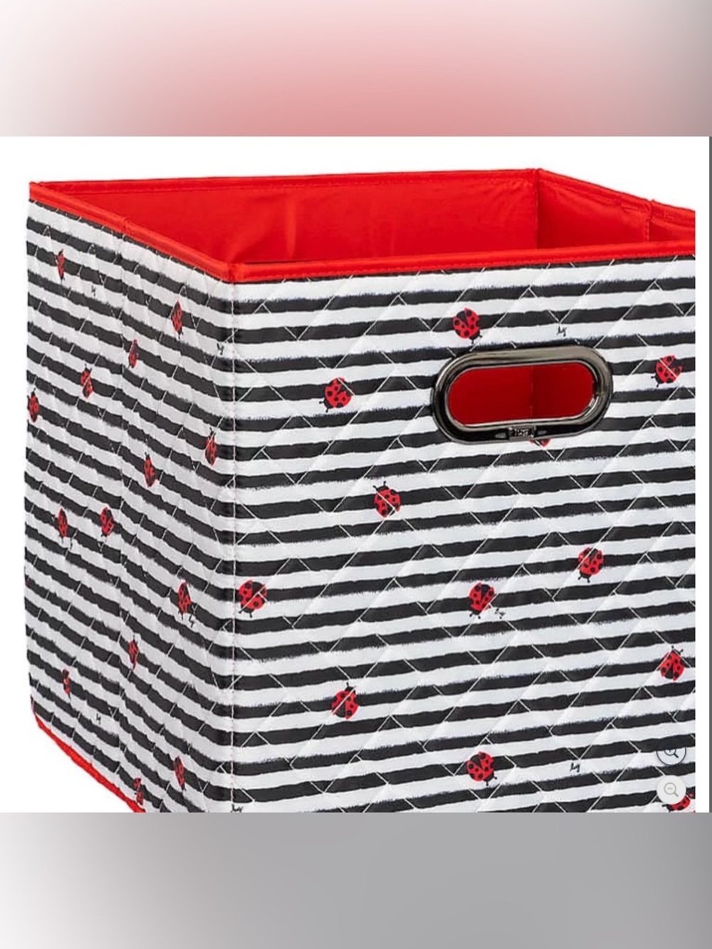 Cargo 2pc Collapsible Cube Bins. Ladybug Lane. NWT